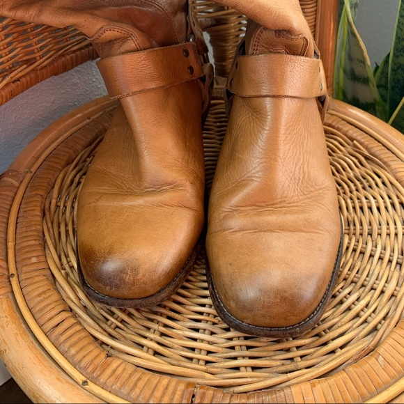 Tan Frye Riding Boots - Picture 8 of 11